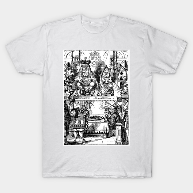 Trial Scene from Alice in Wonderland T-Shirt-TOZ